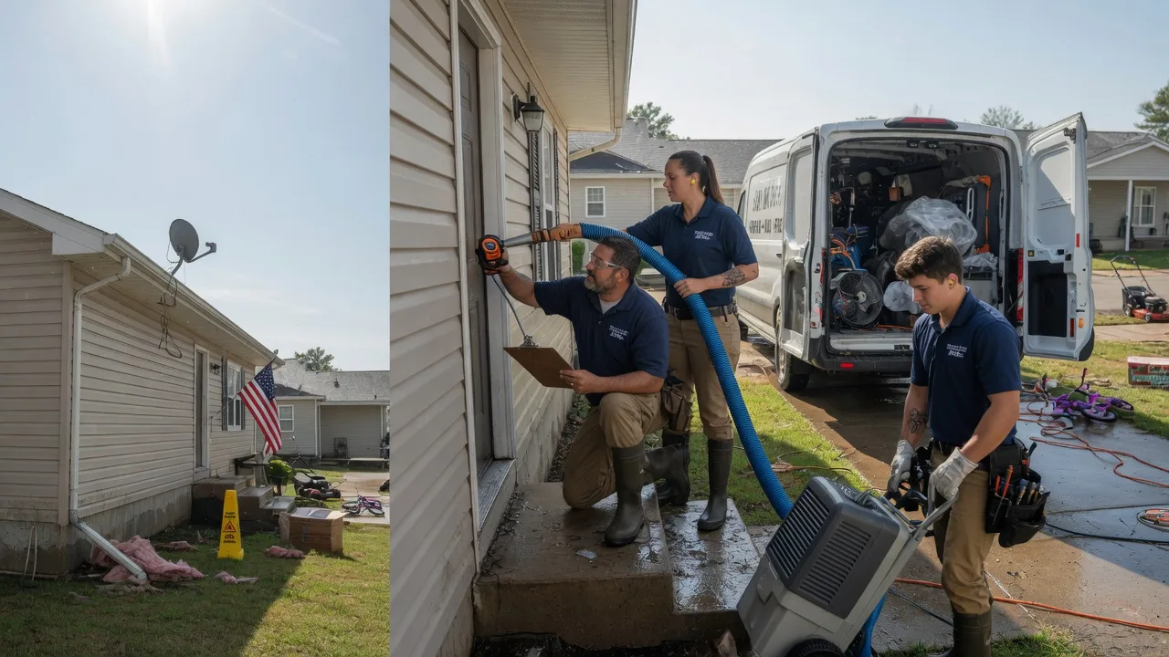 Ceiling Water Damage Restoration in Three Lakes, WI near me